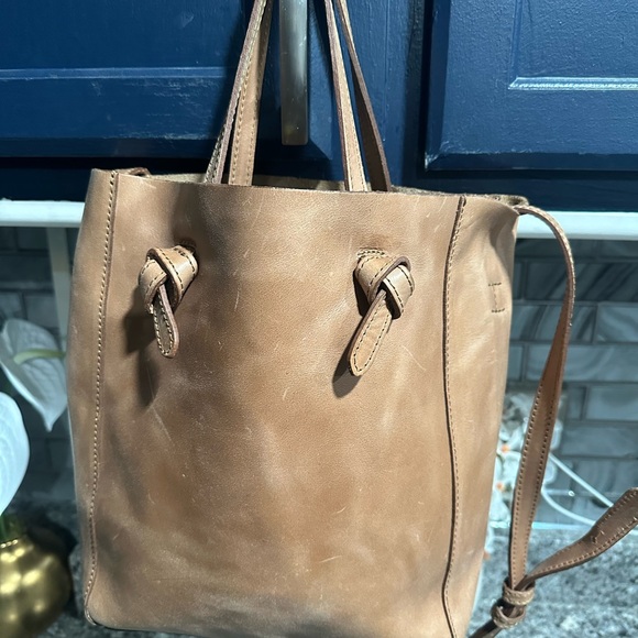 Nisolo Simone Leather Shopping Tote Retail $170 - Picture 4 of 9